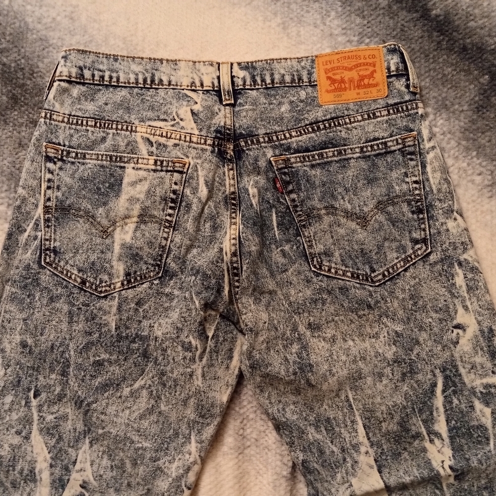 NWOT Levi's 569 Acid Wash jeans W32 L30